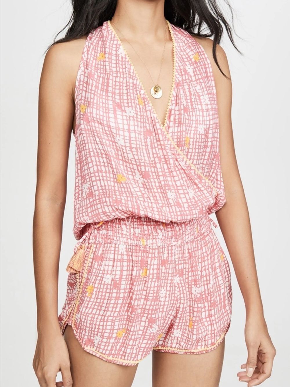 Poupette St Barth Elise Pom Pom Romper
